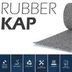 Piso emborrachado academia Rubber Kap - 5 mts x 1.00