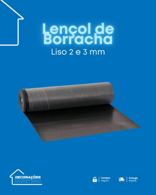 Lençol de Borracha liso 2 mm