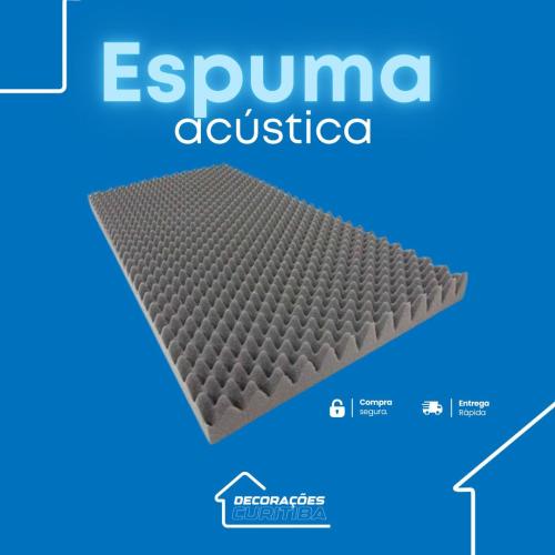 Espuma Acústica em rolo 3 cm espessura - 1,90 L x 10 mts